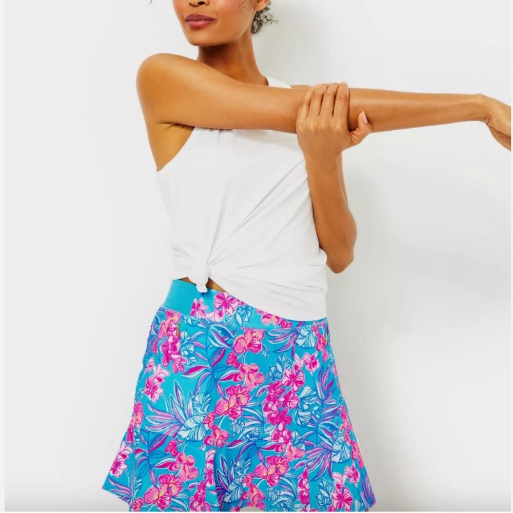 Lilly Pulitzer Fara Skort in Orchid Oasis Print  size S
